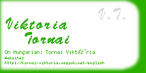 viktoria tornai business card